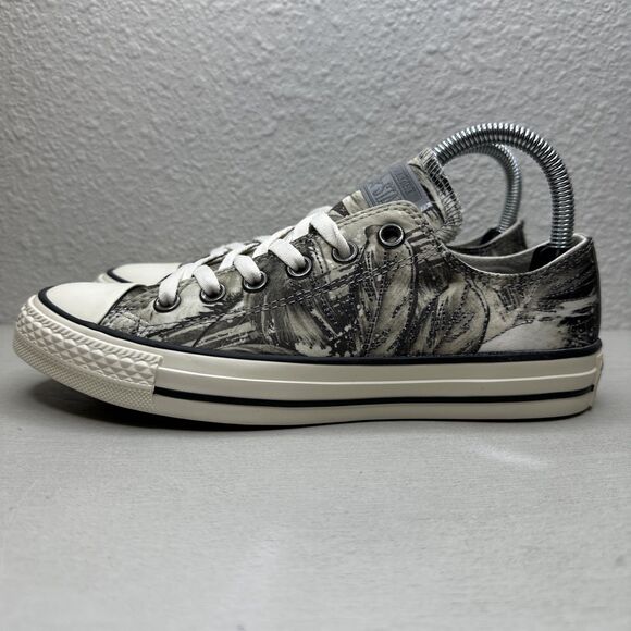 Converse Chuck Taylor All Star Gray White Satin 559864C Floral Women\'s 7 NEW main image 5